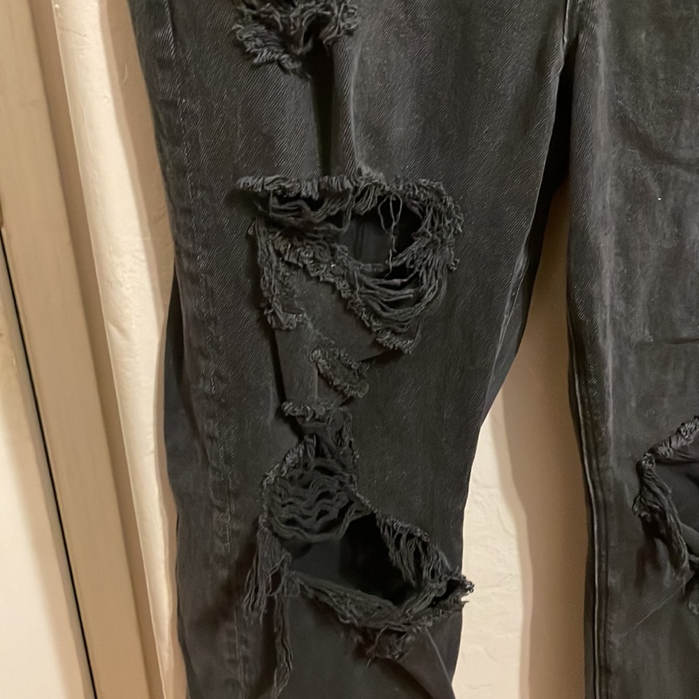 Distressed Black Jeans - Picture 6 of 10